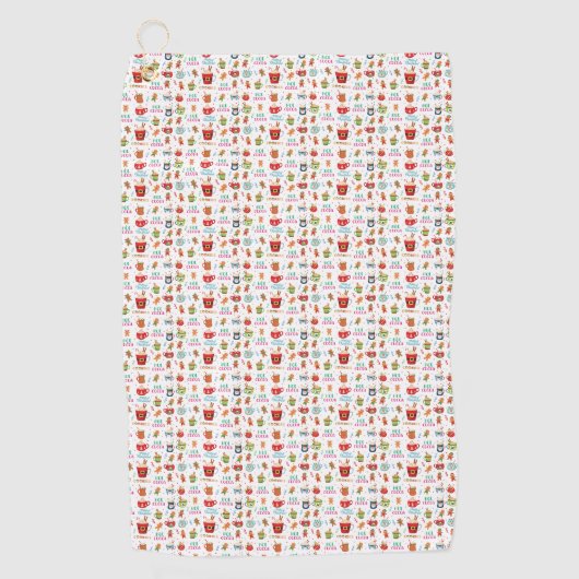 Serviette De Golf Christmas Cococoa, Ginger Cookies (Devant)