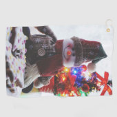SERVIETTE DE GOLF CHRISTMAS SNOWMAN (Horizontal)