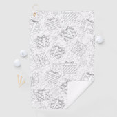 Serviette De Golf Christmas Toxicity 3 (En situation)