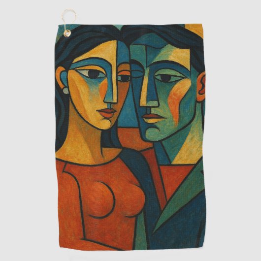 Serviette De Golf Chuchotement d'amour (Devant)