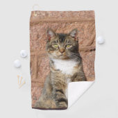 Serviette De Golf Church Cat (En situation)