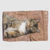 Serviette De Golf Church Cat (Horizontal)