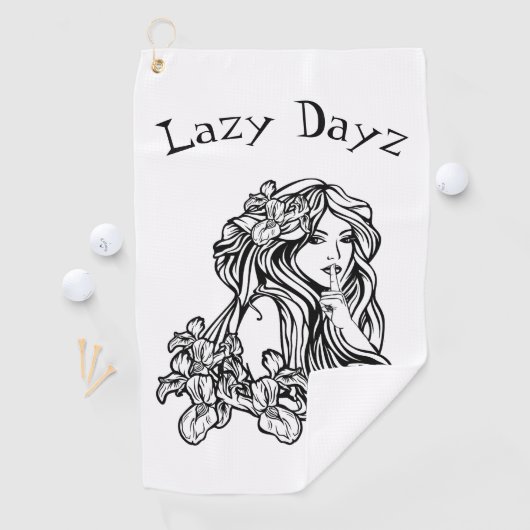 Serviette De Golf Chut (En situation)