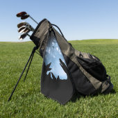 Serviette De Golf Ciel jurassique (Vert)