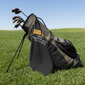 Serviette De Golf Cigar Lover | Bourbon Magic Brown (Vert)