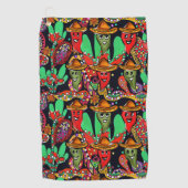 Serviette De Golf Cinco de Mayo Peppers (Devant)