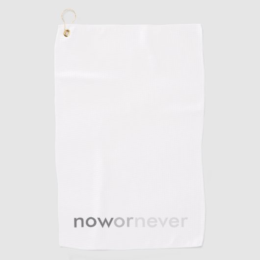 Serviette De Golf Citation de fin ou de fin pour les procrastinateur (Devant)