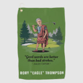 Serviette De Golf Citation de Golfeur Funny sur mesure (Devant)