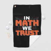 Serviette De Golf Citation de professeur de mathématiques - En Math  (En situation)