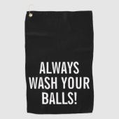 Serviette De Golf Citation drôle (Devant)