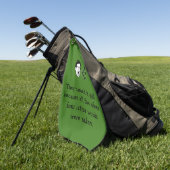 Serviette De Golf Citation drôle de golf (Vert)