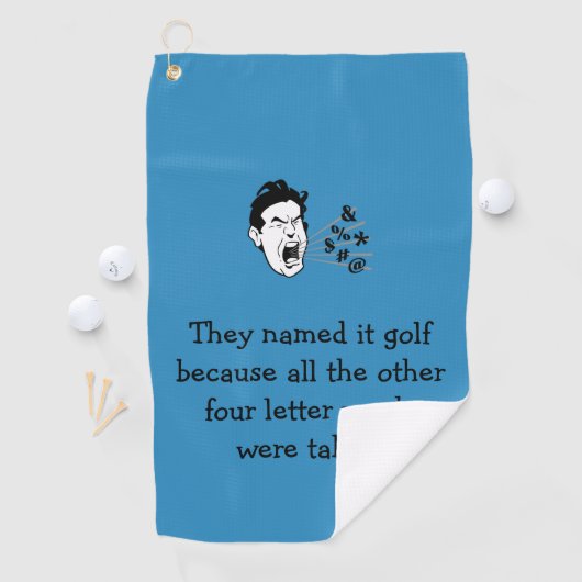 Serviette De Golf Citation drôle de golf (En situation)