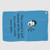 Serviette De Golf Citation drôle de golf (Horizontal)