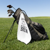 Serviette De Golf Citation drôle de sorcière d'Halloween Regarde ce  (Vert)