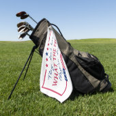 Serviette De Golf Citation drôle : Ils ne savent pas ce qu'ils font (Vert)