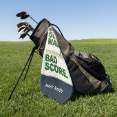 Serviette De Golf Citations drôles de golf pour golfeur (Vert)