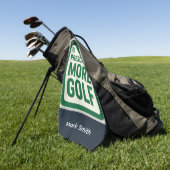 Serviette De Golf Citations drôles de golf pour golfeur (Vert)
