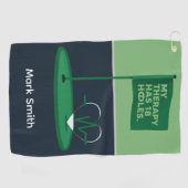 Serviette De Golf Citations drôles de golf pour golfeur (Horizontal)