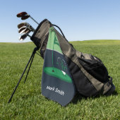 Serviette De Golf Citations drôles de golf pour golfeur (Vert)