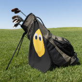 Serviette De Golf Citron, fruit sucré avec des yeux globuleux (Vert)