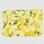 Serviette De Golf citrons aquarelle 15 (Horizontal)