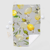Serviette De Golf citrons aquarelle 18 (En situation)