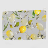 Serviette De Golf citrons aquarelle 18 (Horizontal)