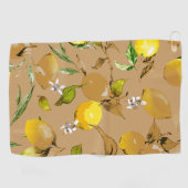 Serviette De Golf citrons d'aquarelle 33 (Horizontal)