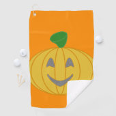 Serviette de golf citrouille (En situation)