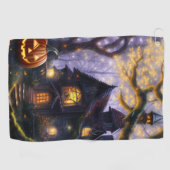 Serviette De Golf citrouille/automne/Halloween  (Horizontal)