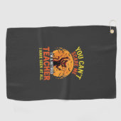 Serviette De Golf Citrouille de Halloween pour enseignant retraité D (Horizontal)