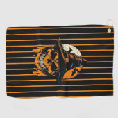 Serviette De Golf citrouille/Halloween/crâne/éffrayant (Horizontal)
