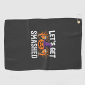 Serviette De Golf Citrouille Halloween Déchaînons-Nous (Horizontal)