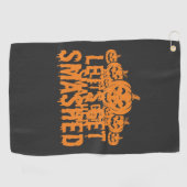 Serviette De Golf Citrouille Halloween Déchaînons-Nous (Horizontal)