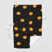 Serviette de golf citrouille Rain (En situation)