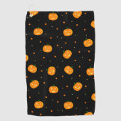 Serviette de golf citrouille Rain (Devant)