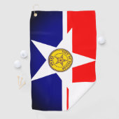 Serviette De Golf City of Dallas, Texas Golf Towel (En situation)
