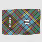 Serviette de golf Clan Anderson Tartan (Horizontal)