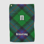 Serviette de golf Clan Armstrong Tartan (Devant)