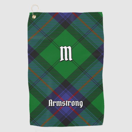 Serviette de golf Clan Armstrong Tartan (Devant)
