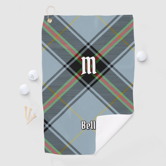 Serviette De Golf Clan Bell Tartan (En situation)