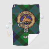 Serviette de golf Clan Blair Crest (En situation)