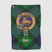 Serviette de golf Clan Blair Crest (Devant)