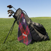 Serviette De Golf Clan Brown Tartan (Vert)