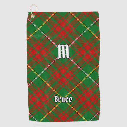 Serviette De Golf Clan Bruce Hunting Tartan (Devant)