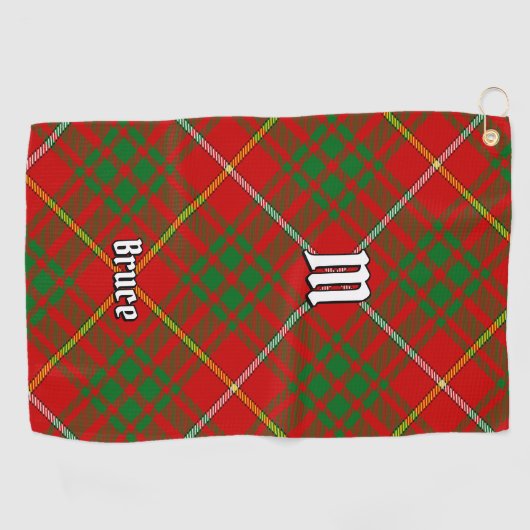 Serviette De Golf Clan Bruce Tartan (Horizontal)