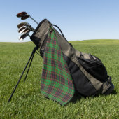 Serviette De Golf Clan Buchan Scottish Tartan (Vert)