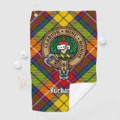 Serviette De Golf Clan Buchanan Crest (En situation)