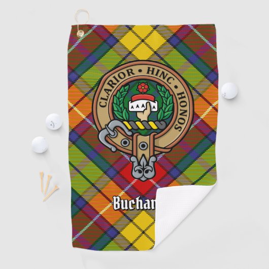 Serviette De Golf Clan Buchanan Crest (En situation)
