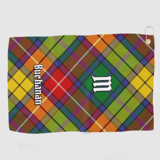 Serviette De Golf Clan Buchanan Tartan (Horizontal)